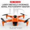 Квадрокоптер LYZRC L900 Pro Max Orange — дрон з 4K камерою, GPS, FPV, БК моторами, лазерним уникненням перешкод, до 28 хвилин польоту, дальністю до 1200 м, кейс, сірий